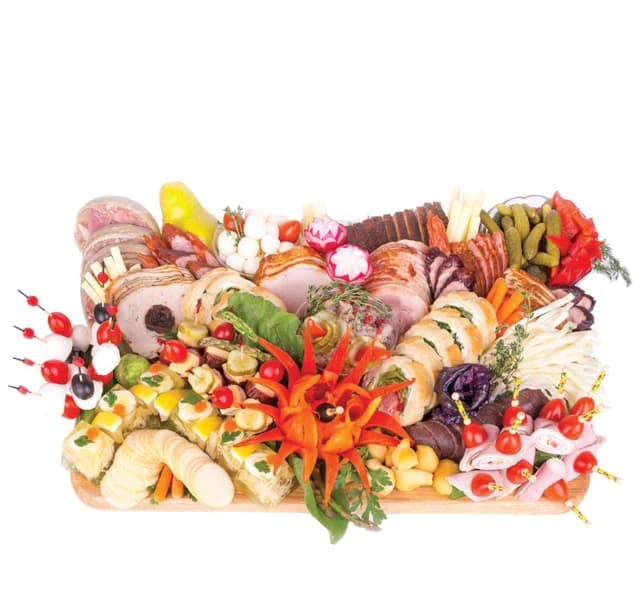 Country Board with Peasant Food