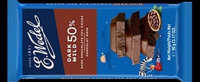 Mild dark chocolate 50% cocoa 90g